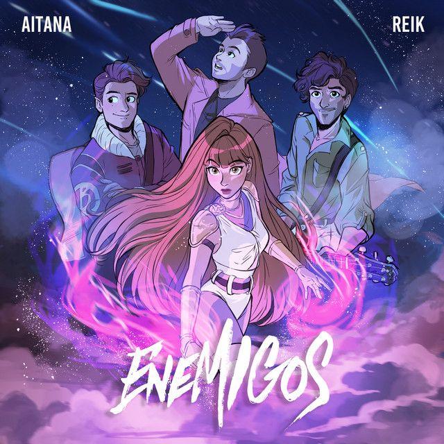 Capa do álbum "Enemigos", de Aitana