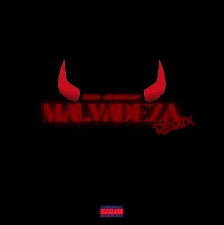 Capa do Single/EP "MALVADEZA (remix) (part. Ararunaay)", de Izza