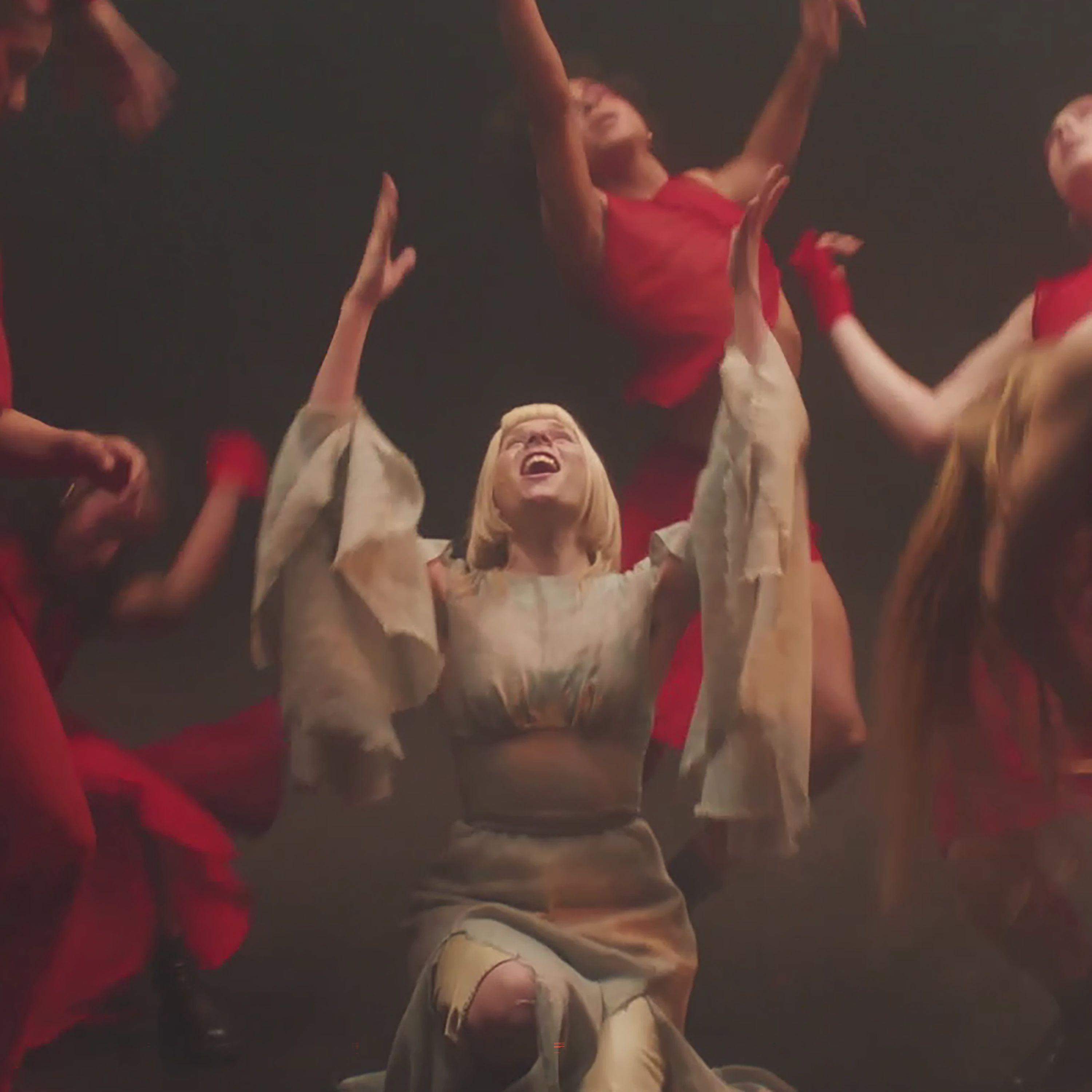 Portada del álbum "The Devil Is Human", de AURORA