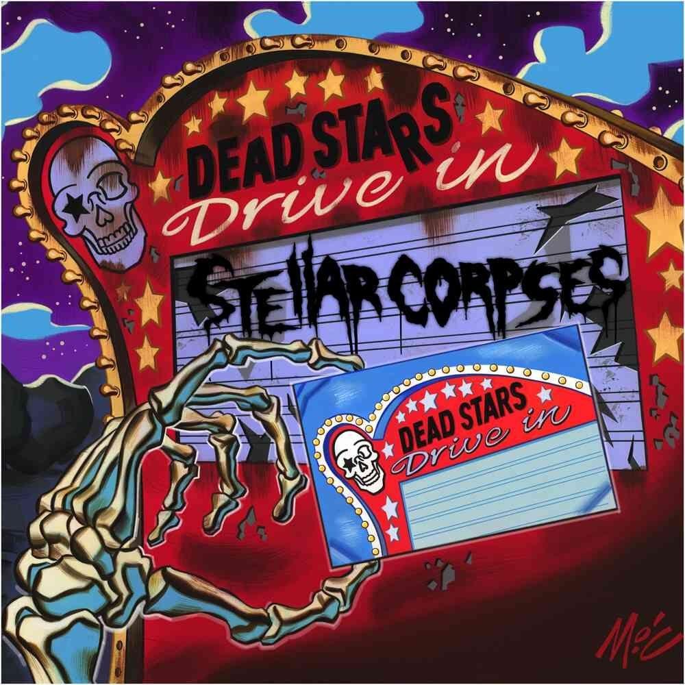 Portada de Álbum "Dead Stars Drive-In", de Stellar Corpses