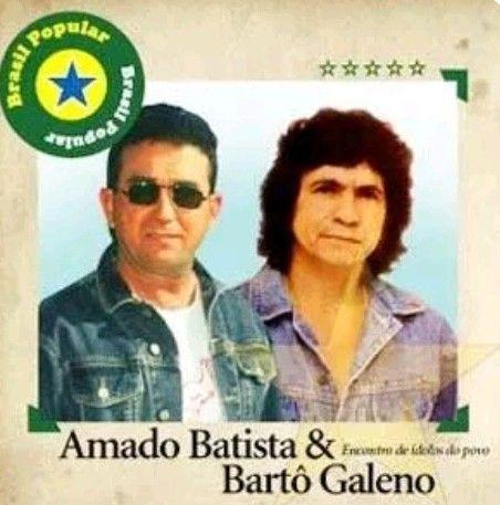 Portada de Álbum "Brasil Popular: Amado Batista & Bartô Galeano", de Bartô Galeno