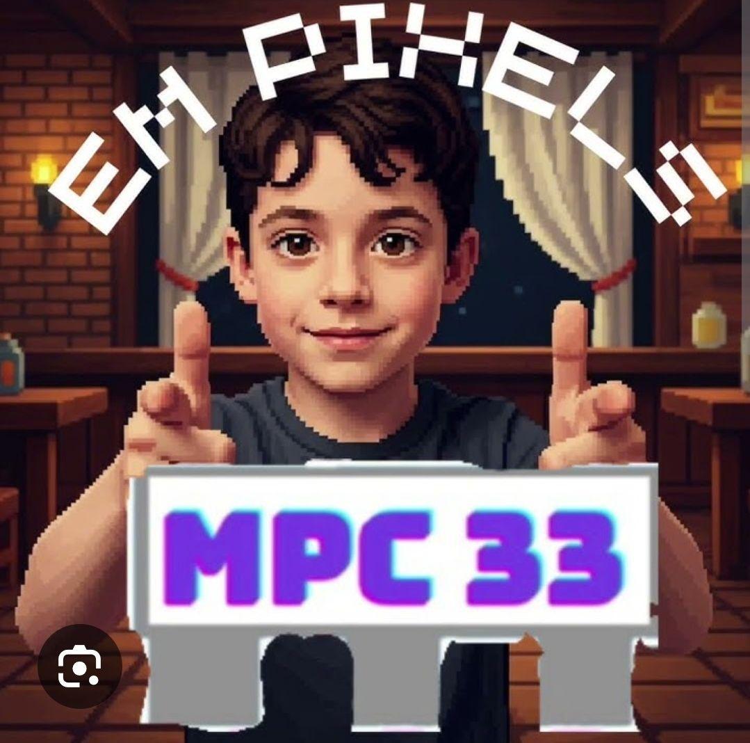 Capa do álbum "Em Pixels", de MPC 33