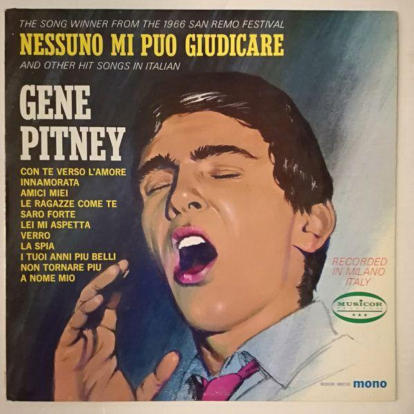 Portada de Álbum "Nessuno Mi Puo Giudicare And Other Hit Songs In Italian", de Gene Pitney
