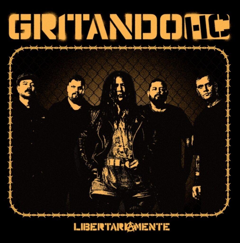 Capa do Álbum "Libertariamente ", de Gritando Hc