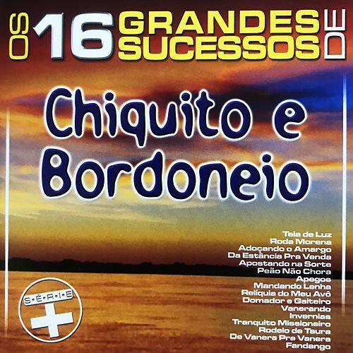 Portada de Álbum "16 Grandes Sucessos", de Chiquito e Bordoneio