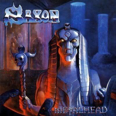 Album cover of "Metalhead" by Saxon