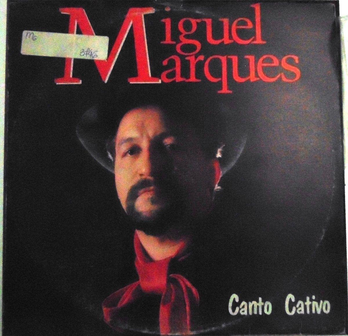 Portada de Álbum "Canto Cativo", de Miguel Marques