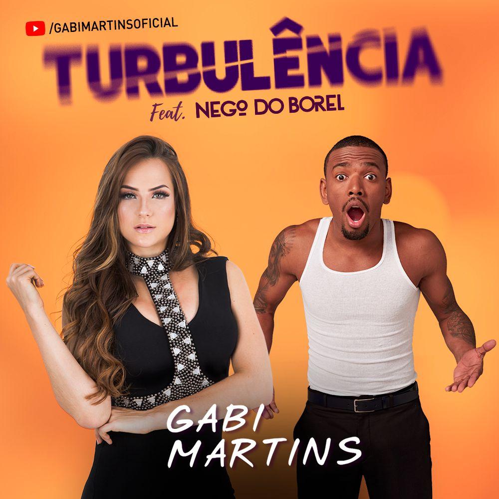 Single/EP cover of "Turbulência" by Gabi Martins