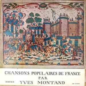 Portada de Álbum "Chansons Populaires De France", de Yves Montand