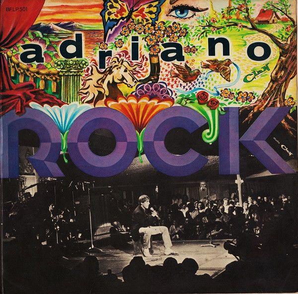 Album cover of "Adriano Rock" by Adriano Celentano