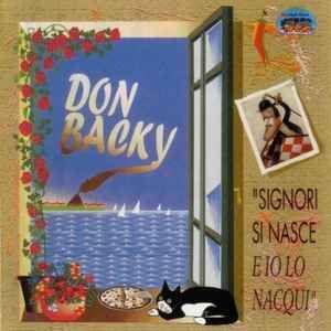 Portada de Álbum ""Signori si Nasce e io lo Nacqui"", de Don Backy