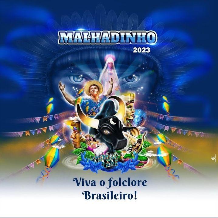 Album cover of "Viva o Folclore Brasileiro!" by Boi Malhadinho