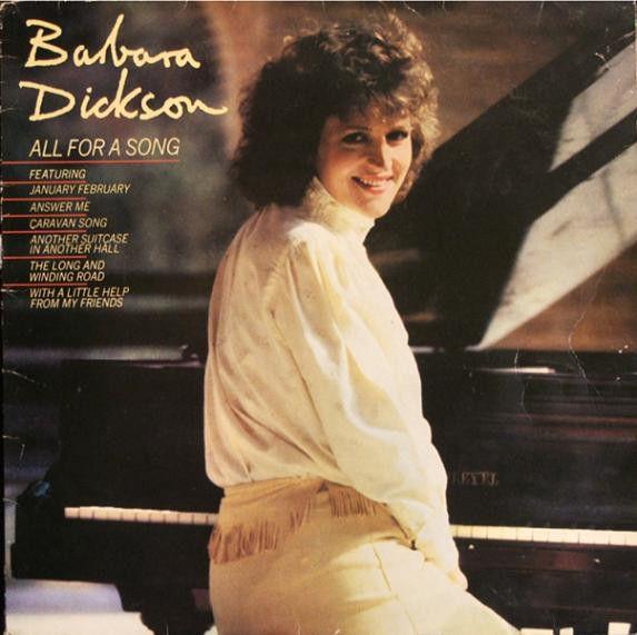 Capa do Álbum "All For a Song", de Barbara Dickson