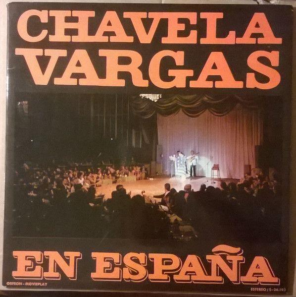 Portada de Álbum "En España", de Chavela Vargas