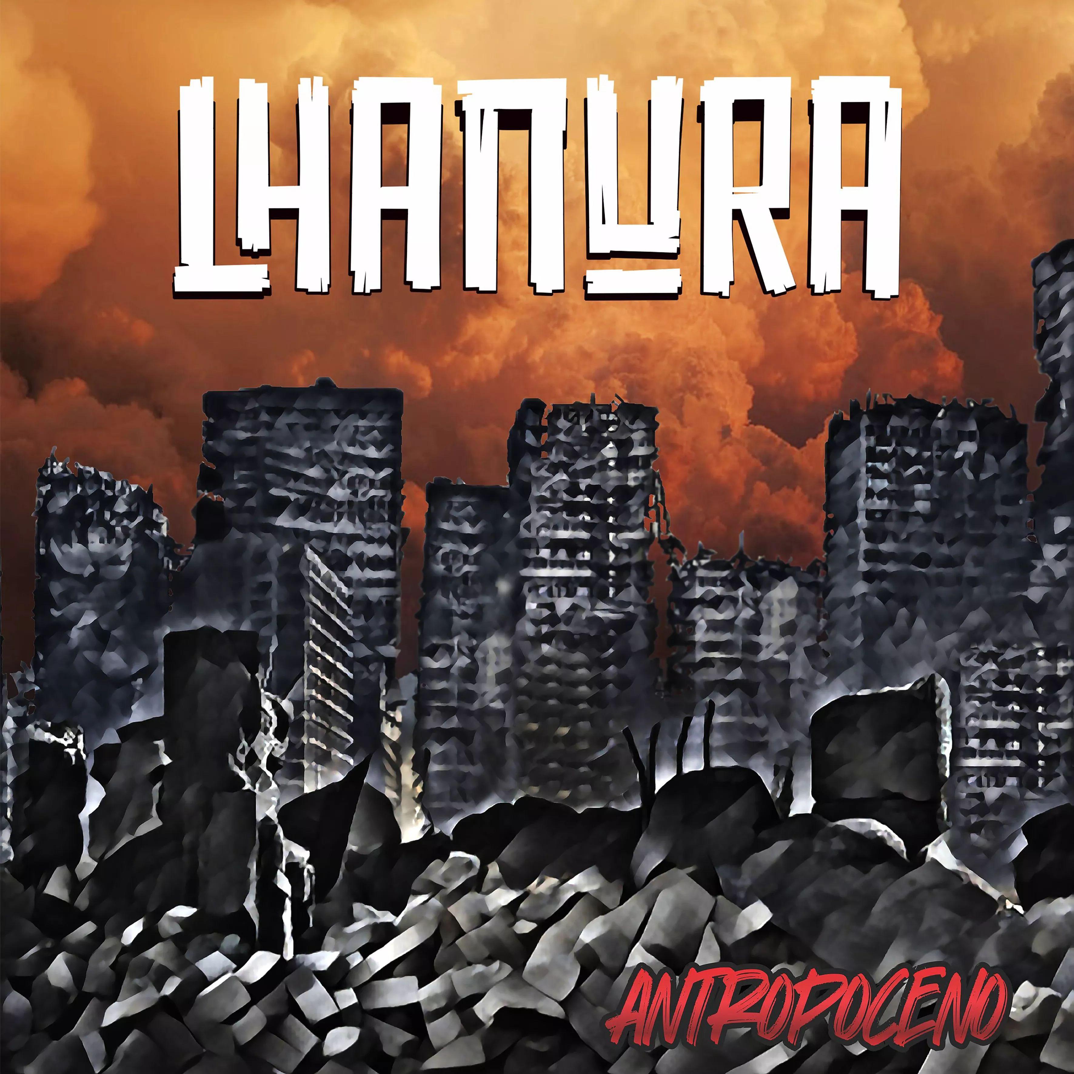 Capa do Álbum "Antropoceno", de Lhanura