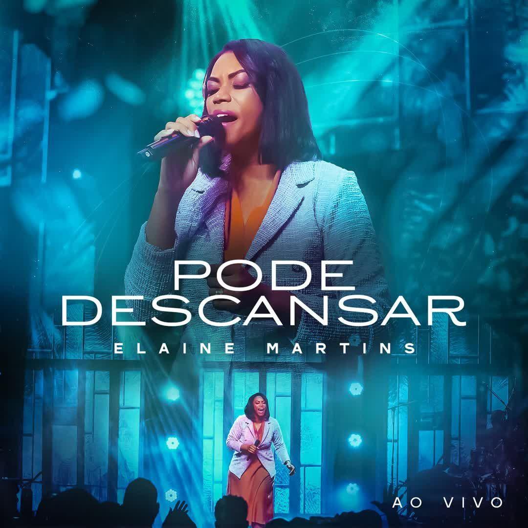 Portada del álbum "Pode Descansar", de Elaine Martins
