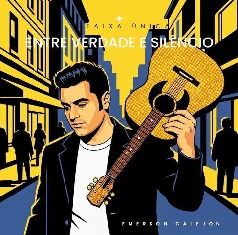 Album cover of "Entre Verdade e Silêncio" by Emerson Calejon