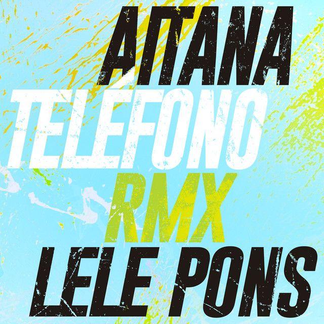 Capa do álbum "TELÉFONO (remix)", de Aitana