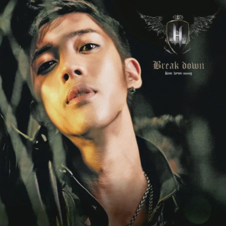 Portada de Sencillo/EP "Break Down", de Kim Hyun Joong