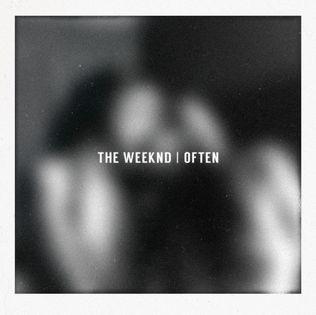 Portada del álbum "Often ", de The Weeknd