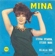 Capa do álbum "Stessa Spiaggia, Stesso Mare", de Mina