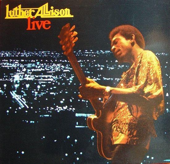 Portada de Álbum "Live", de Luther Allison
