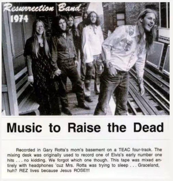 Portada de Álbum "Music To Raise The Dead", de Resurrection Band