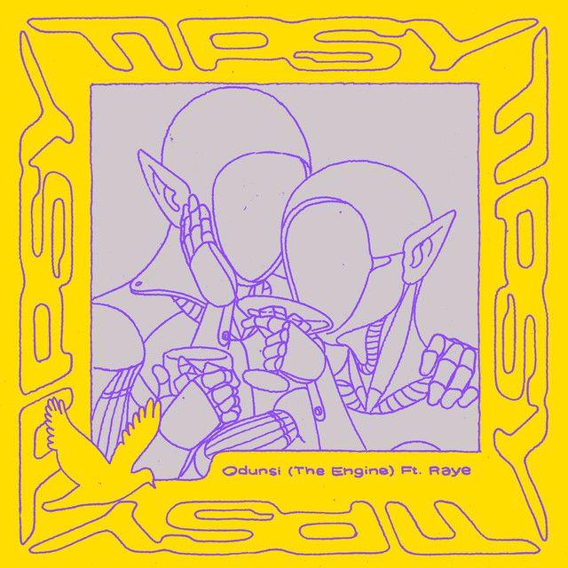 Capa do álbum "Tipsy (feat. Odunsi)", de RAYE