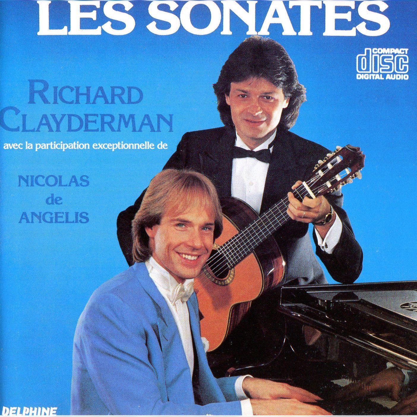 Portada del álbum "Les Sonates", de Richard Clayderman