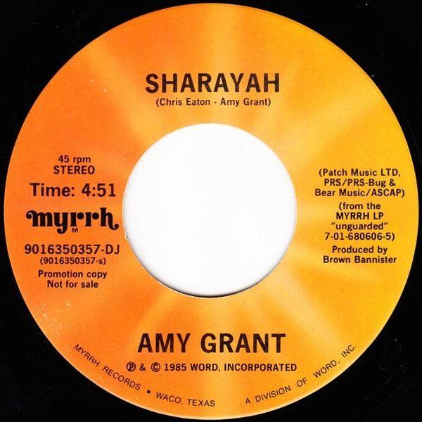 Album cover of "Sharayah" by Amy Grant