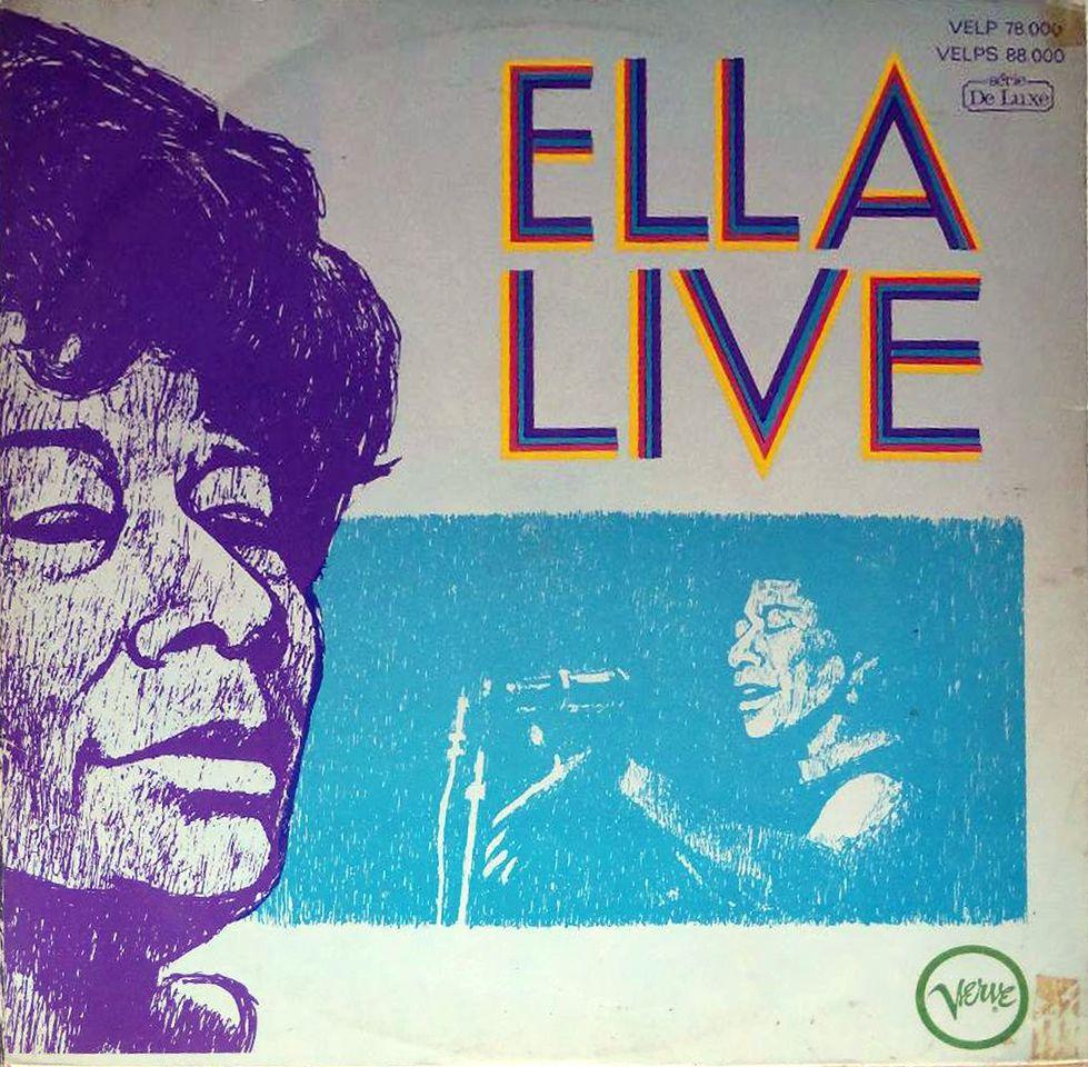 Album cover of "Ella Live" by Ella Fitzgerald