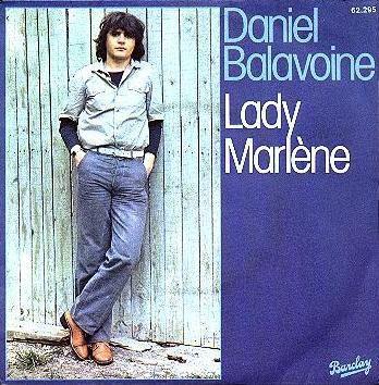 Capa do Single/EP "Lady Marlène", de Daniel Balavoine