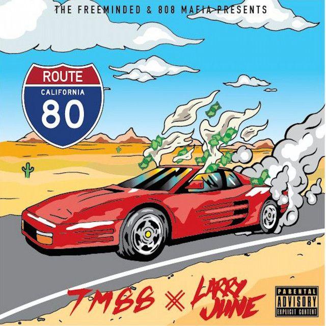 Portada del álbum "Route 80", de Larry June