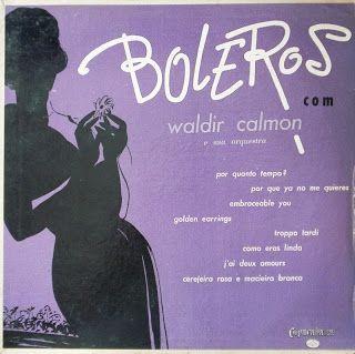 Portada de Álbum "Boleros  ", de Waldir Calmon e Seu Conjunto
