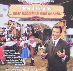 Portada de Álbum "Aber Bohmisch muß es Sein!", de Peter Alexander
