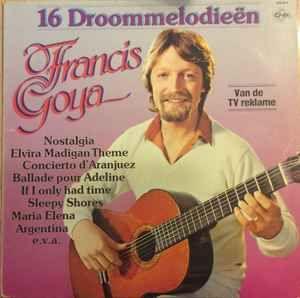 Portada de Álbum "16 Droommelodieën", de Francis Goya