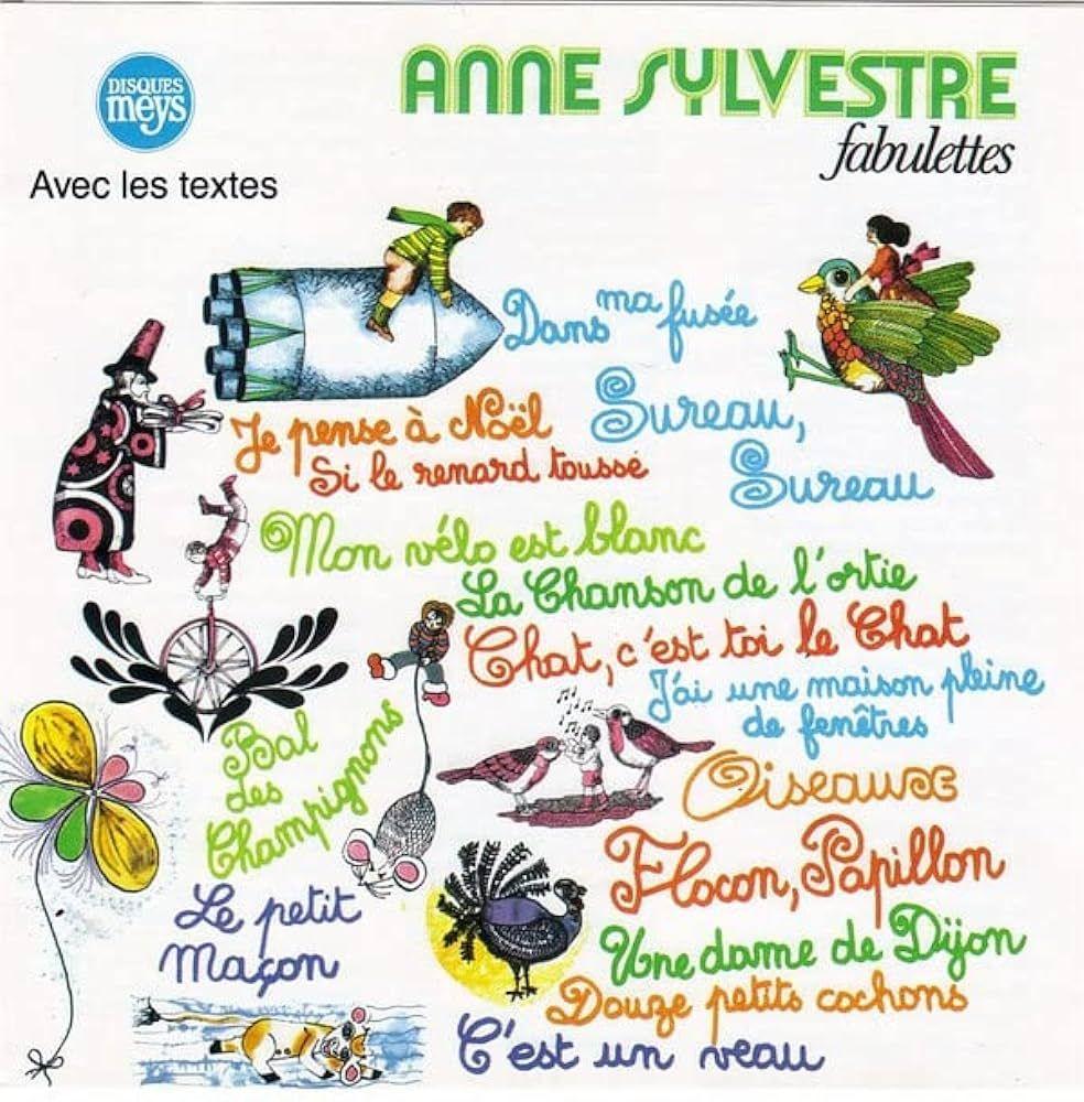 Portada de Álbum " Fabulettes", de Anne Sylvestre