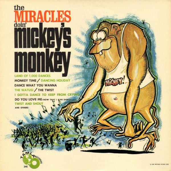 Portada de Álbum "Doin' Mickey's Monkey", de The Miracles