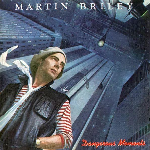 Album cover of "Dangerous Moments" by Martin Briley