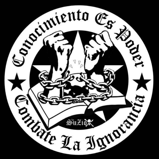 Portada del álbum "Conocimiento Es Poder, Combate la Ignorancia", de Los Suziox