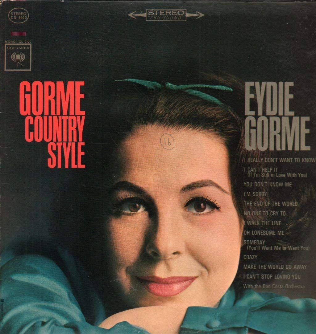 Capa do álbum "Gorme Country Style", de Eydie Gorme