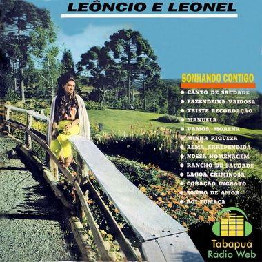 Capa do álbum "Sonhando Contigo", de Leôncio e Leonel