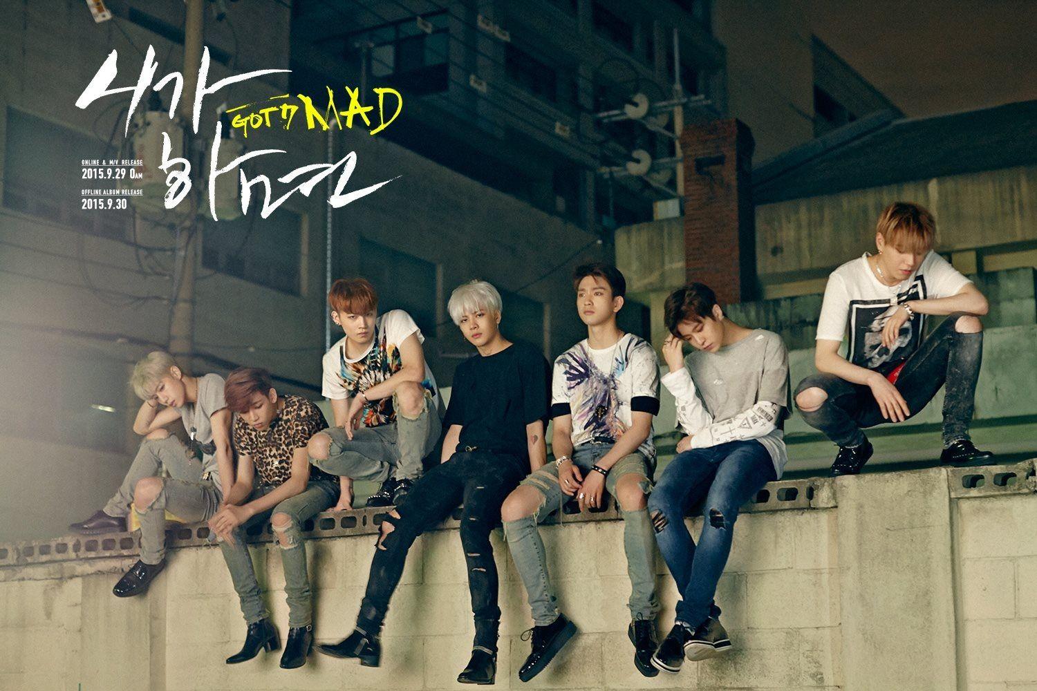 Capa do álbum "MAD", de GOT7