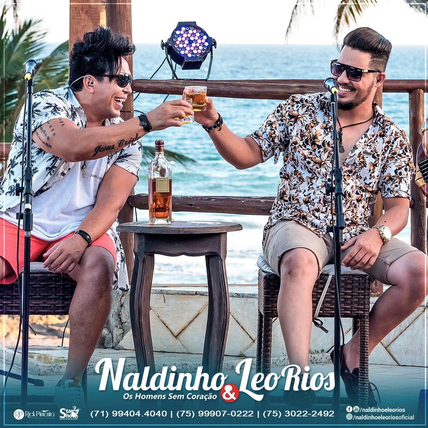 Portada de Álbum "Vol. 02 - Os Homens Sem Coração - Verão 2018", de Naldinho & Leo Rios