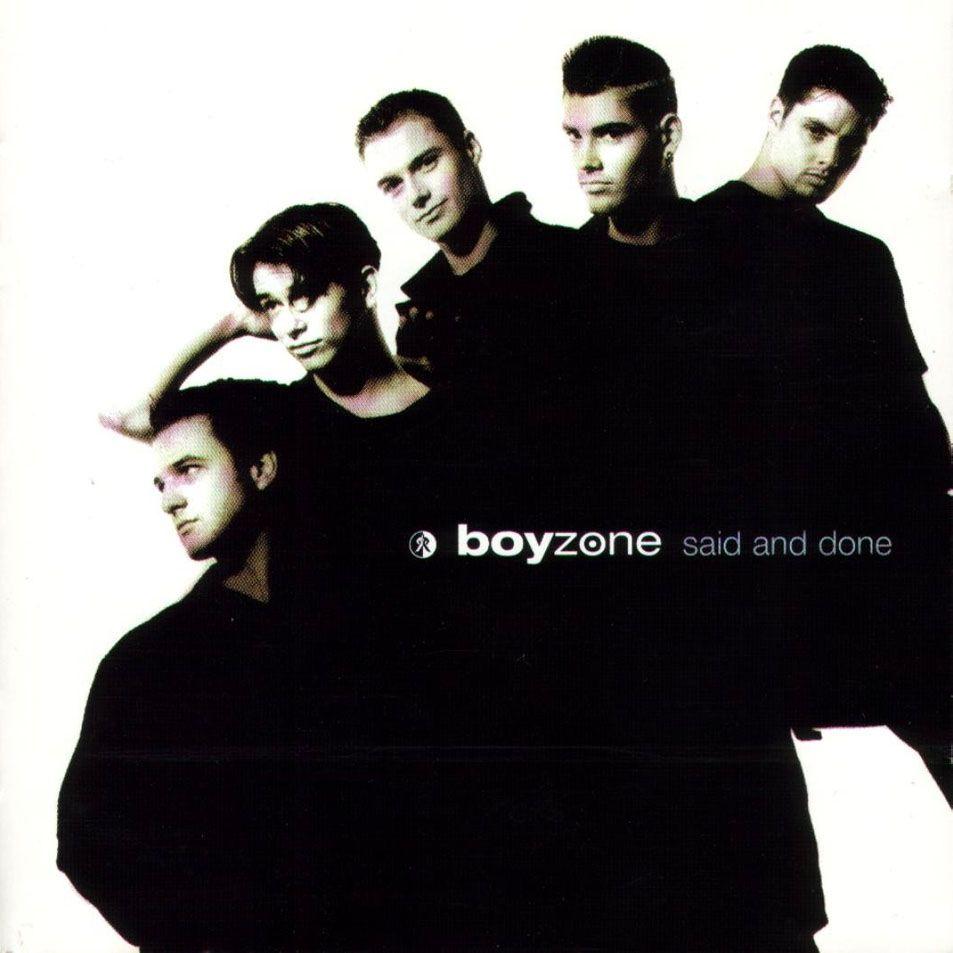 Portada del álbum "Said And Done", de Boyzone