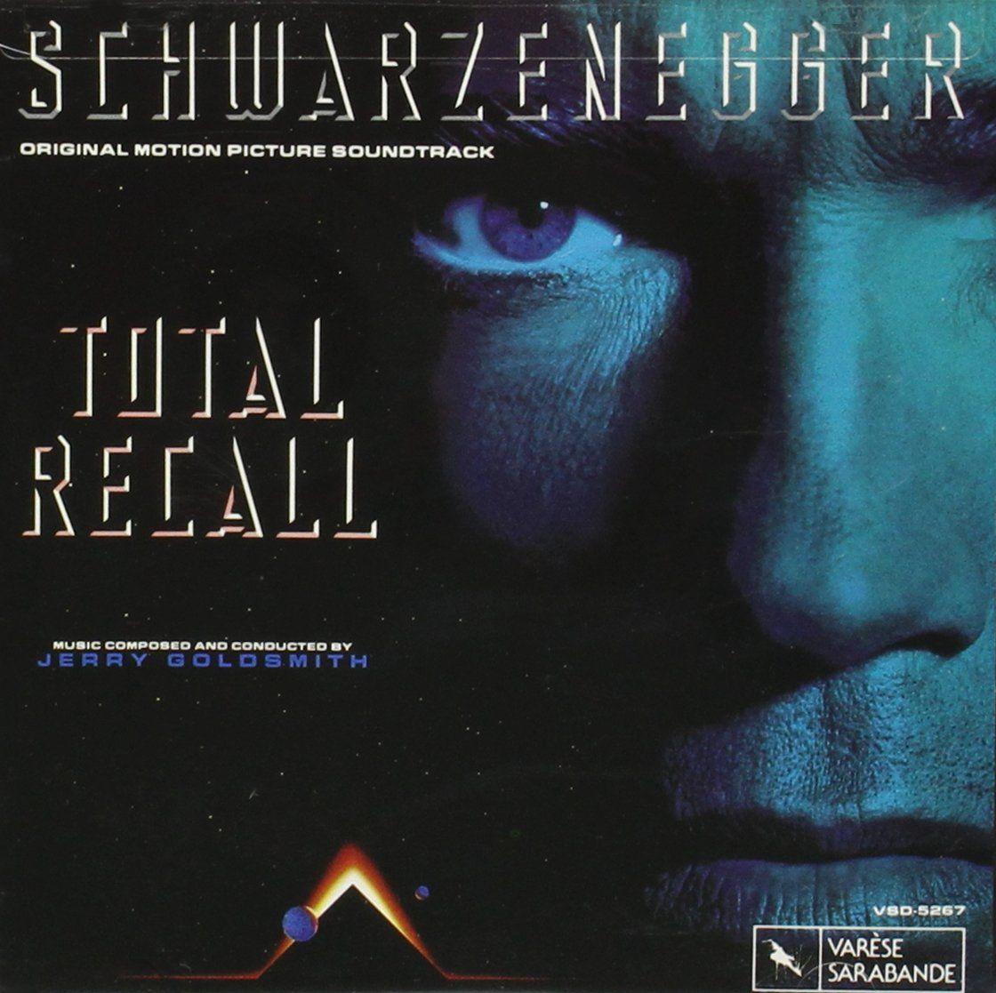 Portada del álbum "Total Recall ", de Jerry Goldsmith