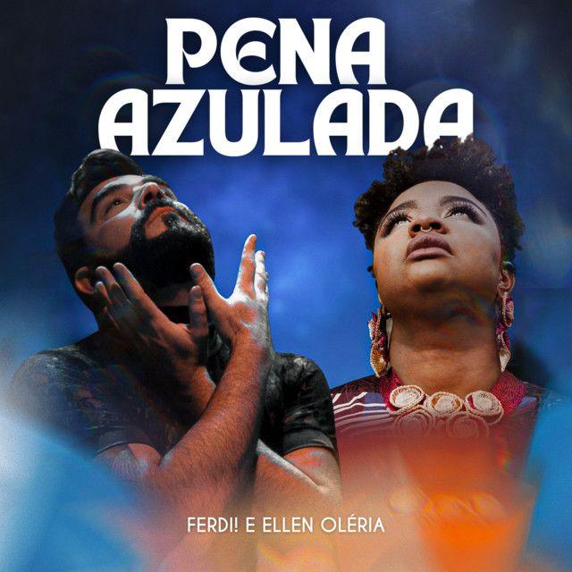 Capa do Single/EP "Pena Azulada", de Ellen Oléria