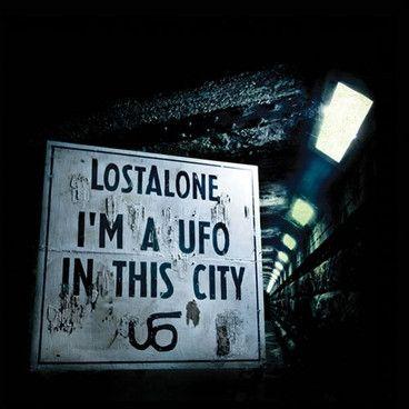 Portada de Álbum "I'm A UFO In This City", de Lostalone