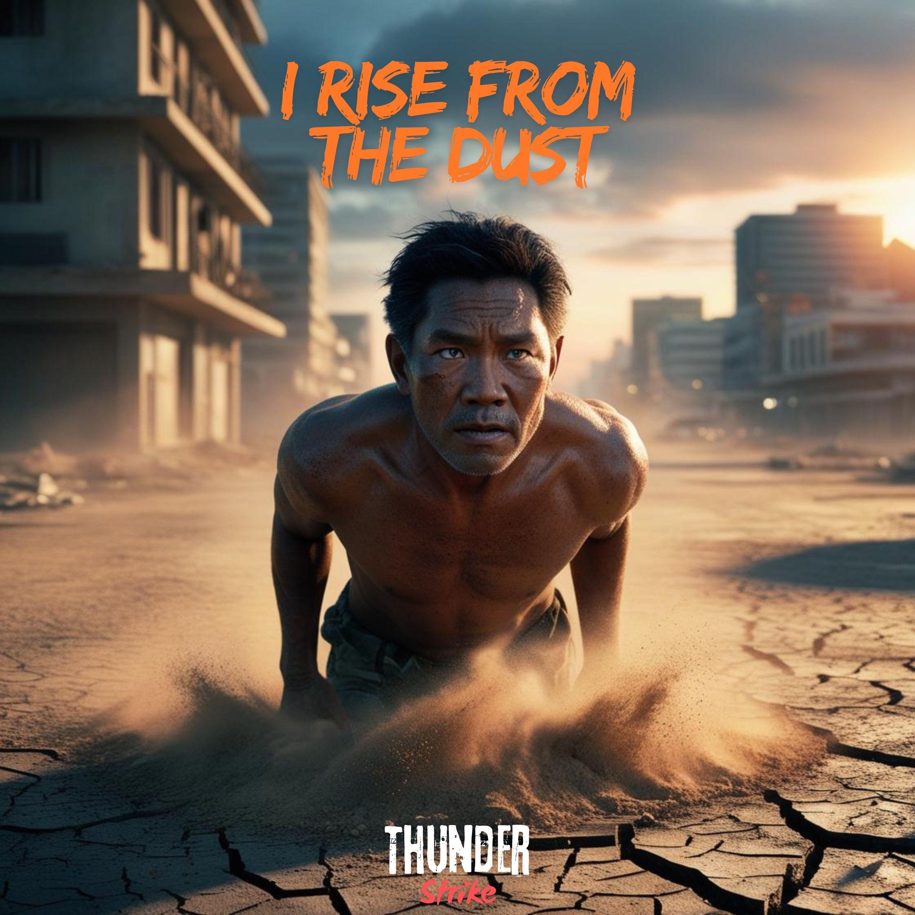 Capa do Single/EP "I rise from the dust (feat. Rafael Wanderroscky)", de Thunder Strike