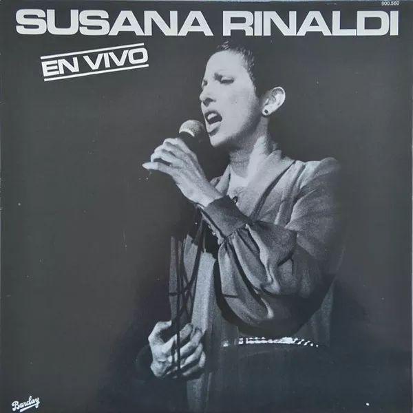 Portada de Álbum "En Vivo", de Susana Rinaldi